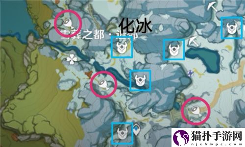 原神雪狐位置分享