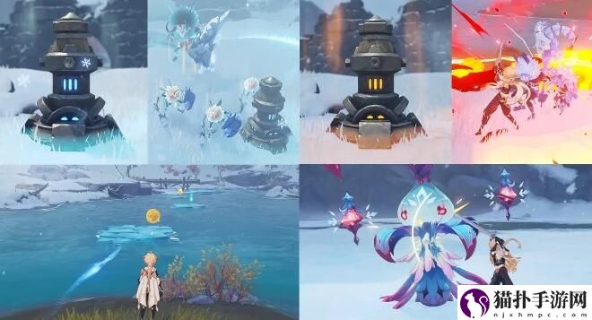 原神覆雪之国三个仙灵在哪