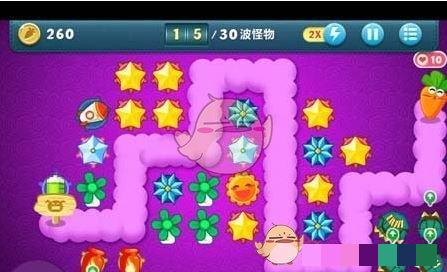保卫萝卜1挑战主题第4关金萝卜攻略挑战主题第4关金萝卜怎么通关