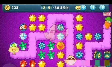 保卫萝卜1挑战主题第4关金萝卜攻略挑战主题第4关金萝卜怎么通关