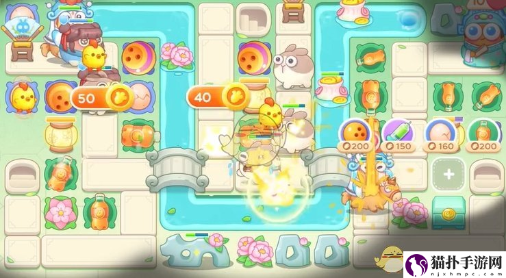 保卫萝卜4梁波波与祝秋秋第80关通关攻略第80关怎么过呢