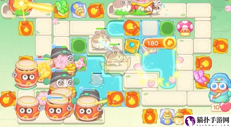 保卫萝卜4梁波波与祝秋秋第78关通关攻略第78关怎么过