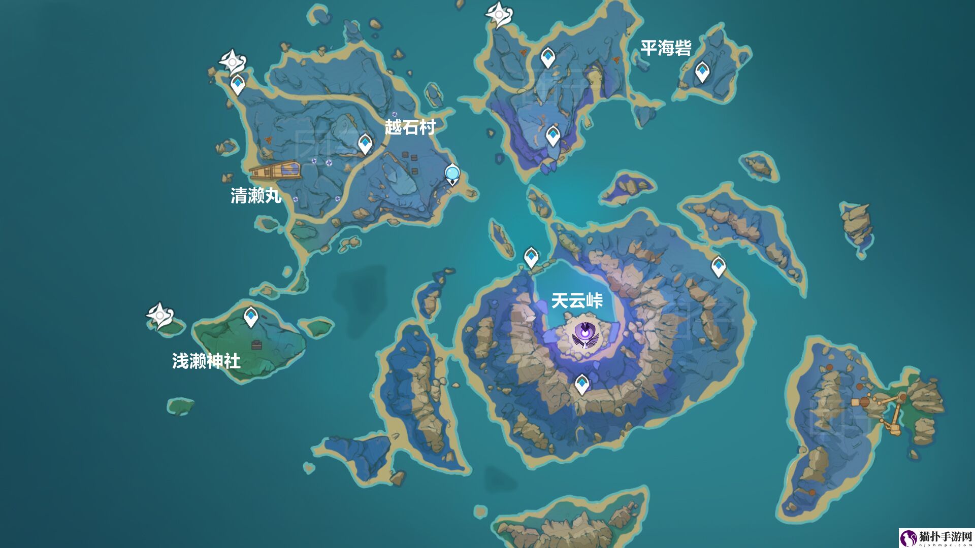 原神清籁岛地图一览