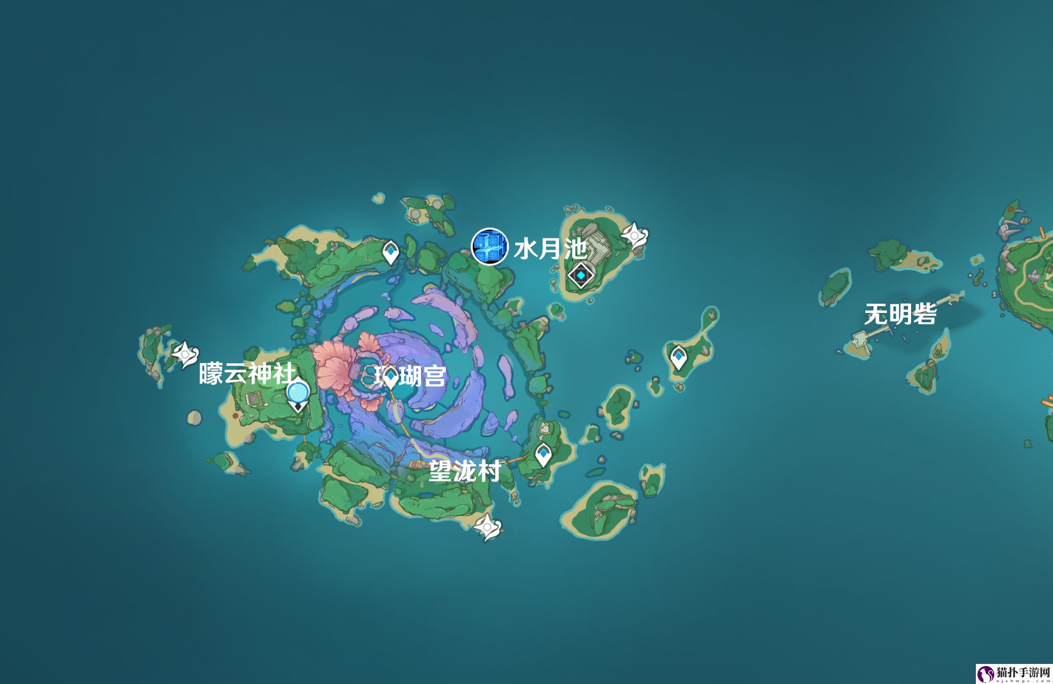 原神海祇岛地图一览