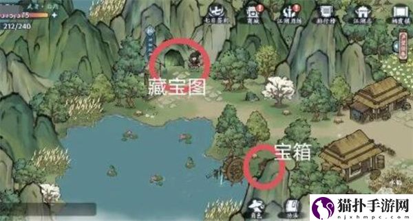 方寸对决栖霞镇江湖志宝箱详细坐标地址图文介绍一览