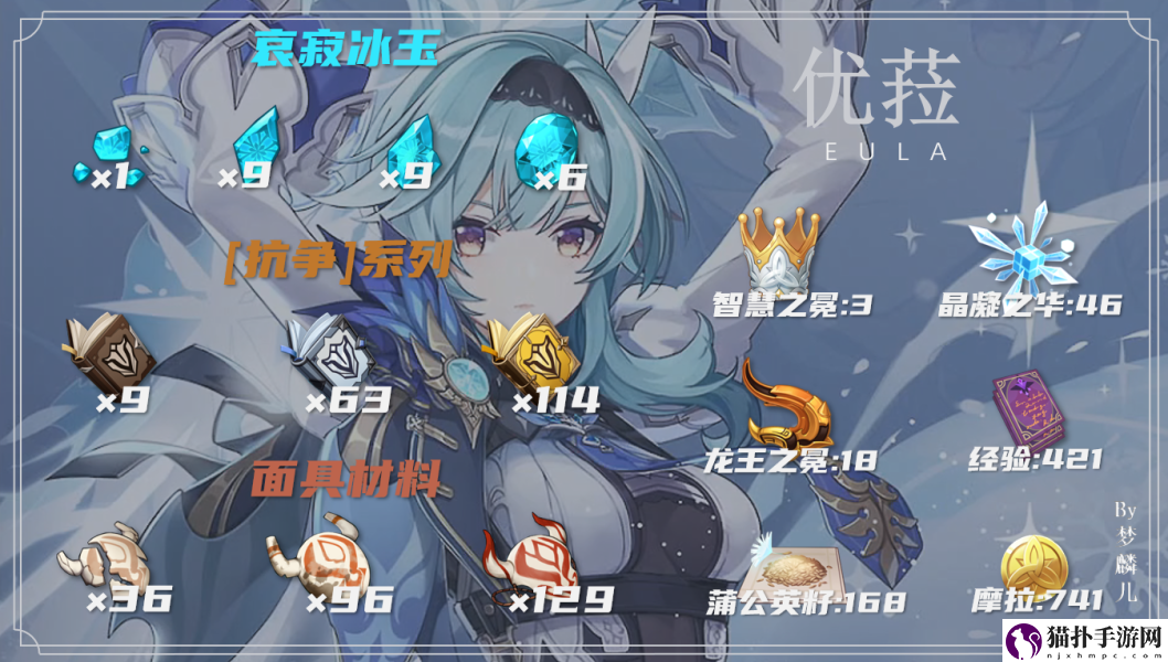 原神优菈突破材料明细介绍一览,优菈突破材料采集路线攻略介绍