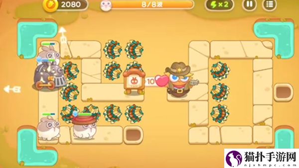 保卫萝卜4波仔很忙满星通关攻略第2关卡