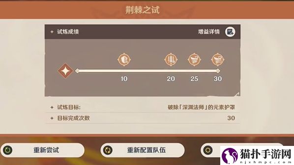 原神荆棘与勋冠第5关满分通关攻略原神荆棘与勋冠第五关怎么过