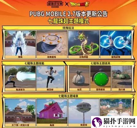绝地求生之七龙珠联动版活动更新内容图文详细介绍一览