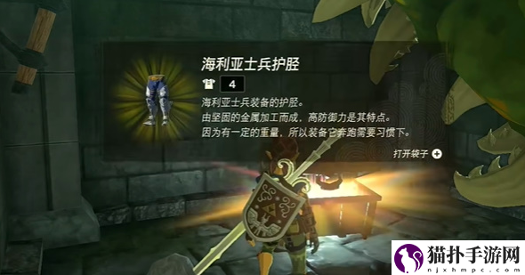 王国之泪海利亚士兵护胫怎么获得