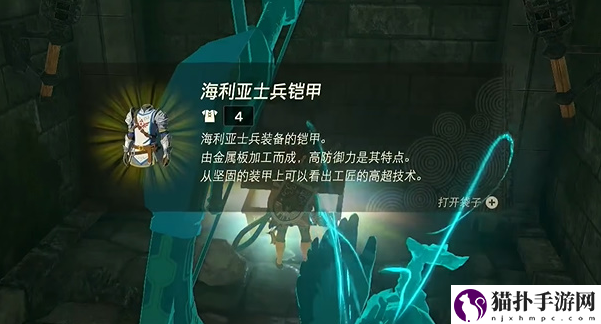 王国之泪海利亚士兵铠甲怎么获得