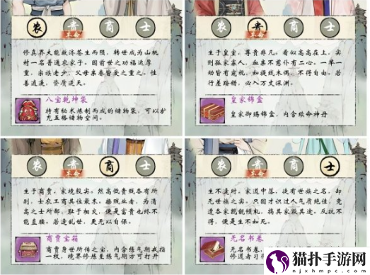修真江湖2开局身世选择推荐修真江湖2开局身世怎么选