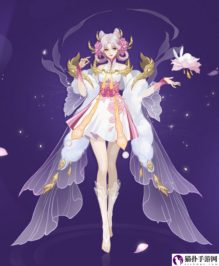 王者荣耀嫦娥拒霜思皮肤原画