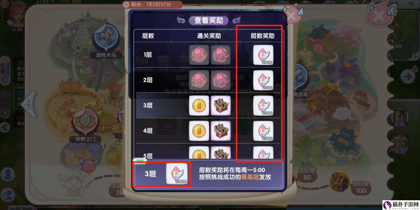 仙境传说RO：新启航恩德勒斯塔奖励详细一览