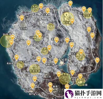 和平精英雪地地图资源点在哪里_雪地地图资源点分布一览