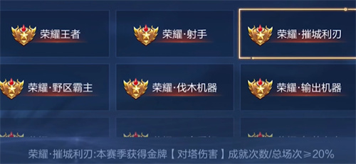 王者荣耀摧城利刃是哪个英雄的称号 获取条件介绍