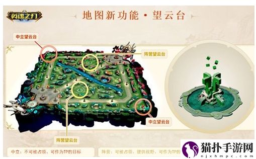 英魂之刃口袋版全新的大地图带来了更多建筑和机制