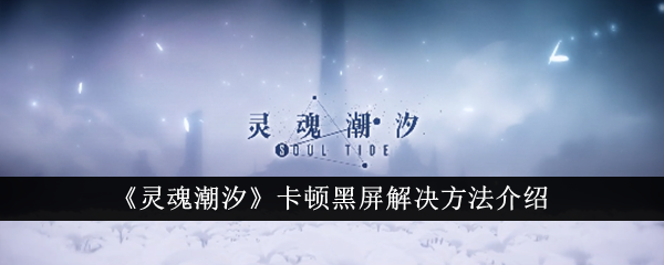 灵魂潮汐卡顿黑屏解决方法介绍灵魂潮汐卡顿黑屏怎么解决