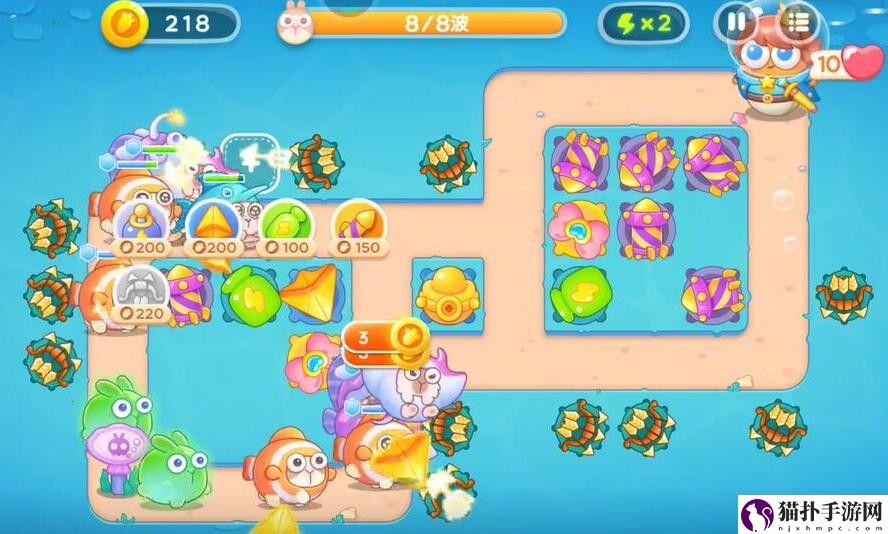 保卫萝卜4海的闺女第102关通关攻略保卫萝卜4海的闺女第102关怎么通关