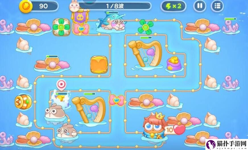 保卫萝卜4海的闺女第96关通关攻略海的闺女第96关怎么过关