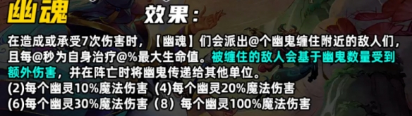 金铲铲之战S11幽魂羁绊是什么效果金铲铲之战S11幽魂羁绊介绍