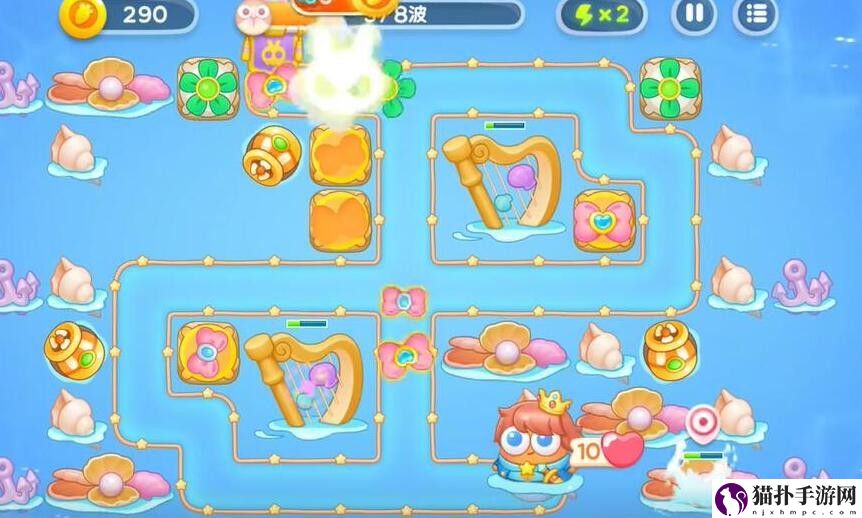 保卫萝卜4海的闺女第96关通关攻略海的闺女第96关怎么过关